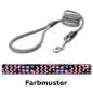Preview: klassische Hundeleine - M - 175cm - pink mix